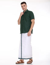 green-dhoti-and-shirt-Rixo